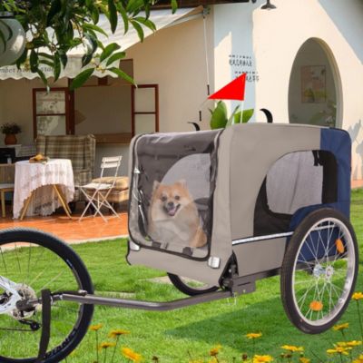 Tangkula Dog Bike Trailer with Safety Features