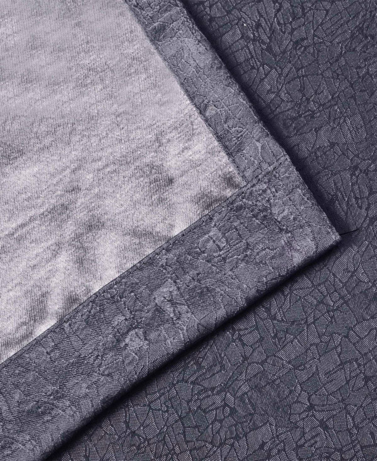 Superior Senna Textured Curtain Set of 2 Panels with Grommet Header, 52
