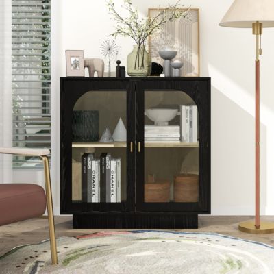 Streamdale Storage Cabinet With Acrylic Door For Living Room, Dining Room, Study