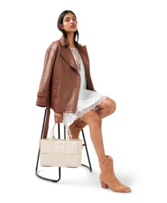 Women's BFF Belted Leather Jacket