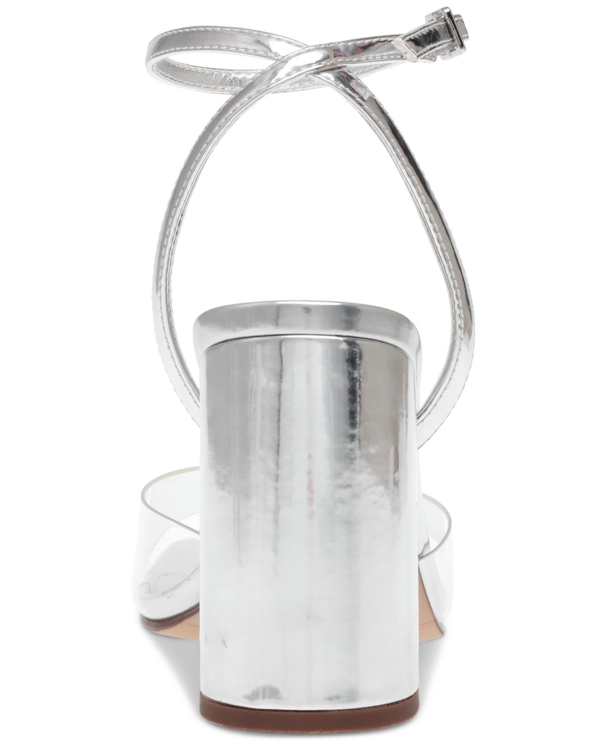 Wild Pair Nataliah Two-Piece Dress Sandals, Created for Macy's -Clear Vinyl