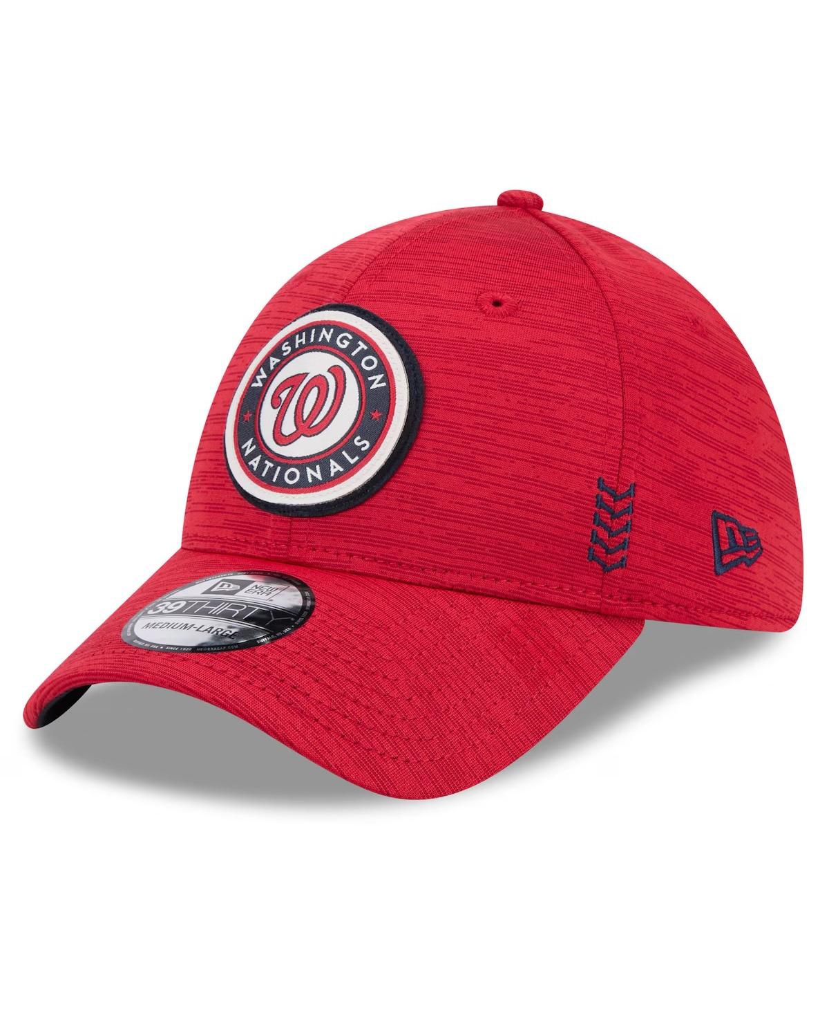 Men's Red Washington Nationals 2024 Clubhouse 39THIRTY Flex Fit Hat - Red