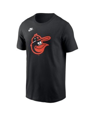 Men's Black Baltimore Orioles Cooperstown Collection Team Logo T-Shirt