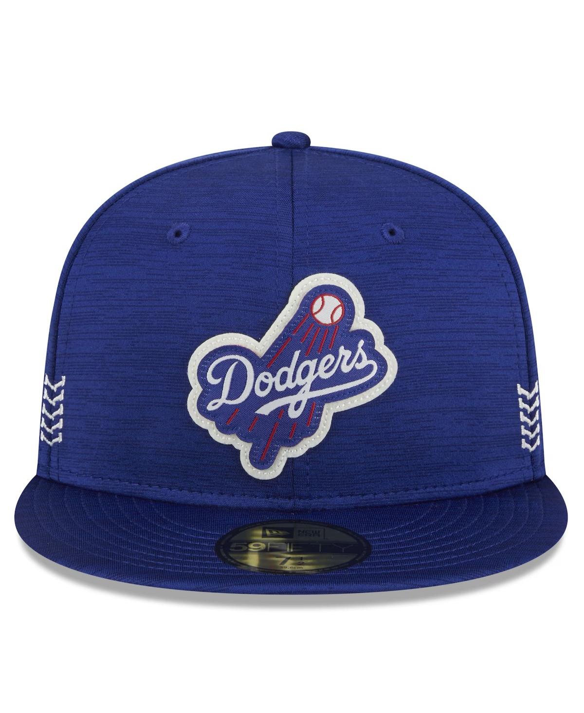 Shop New Era Men's Royal Los Angeles Dodgers 2024 Clubhouse 59fifty Fitted Hat