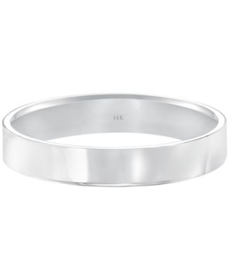 Flat Profile Comfort Fit Wedding Band in 14k Gold