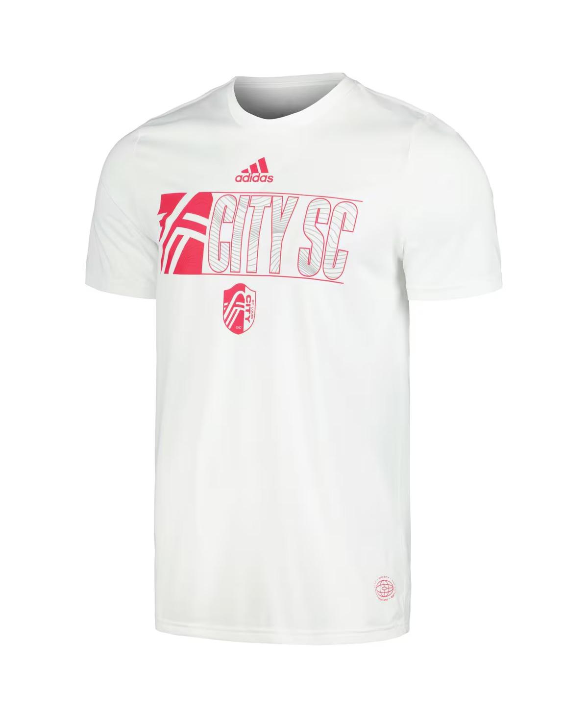 Adidas Men'sSt. Louis City Sc 2024 Jersey Hook Aeroready T-Shirt - White