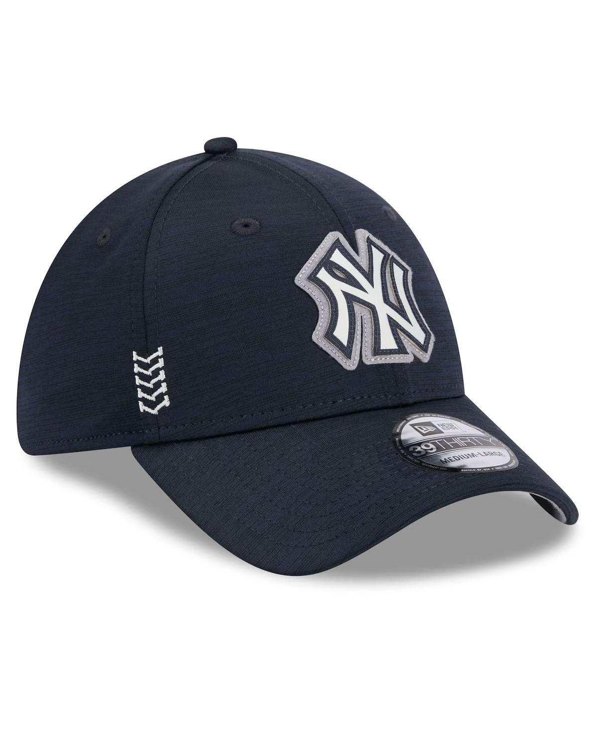 New Era Men'sNew York Yankees 2024 Clubhouse 39THIRTY Flex Fit Hat - Navy