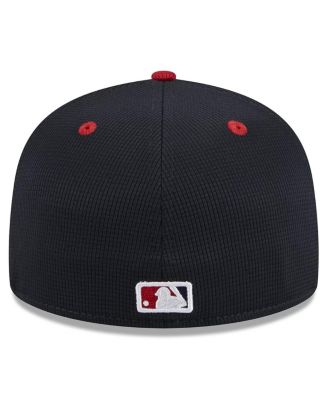Men's Navy Los Angeles Angels 2024 Batting Practice 59FIFTY Fitted Hat