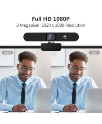ZW511 Full HD 1080P Webcam Auto Focus Web Camera for PC, Built-in Dual Stereo Microphone