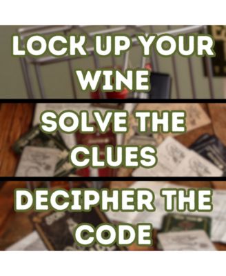 Boxer Gifts Escape Room Game - Caja de rompecabezas de botella de vino para adultos, regalos inusuales para hombres y mujeres