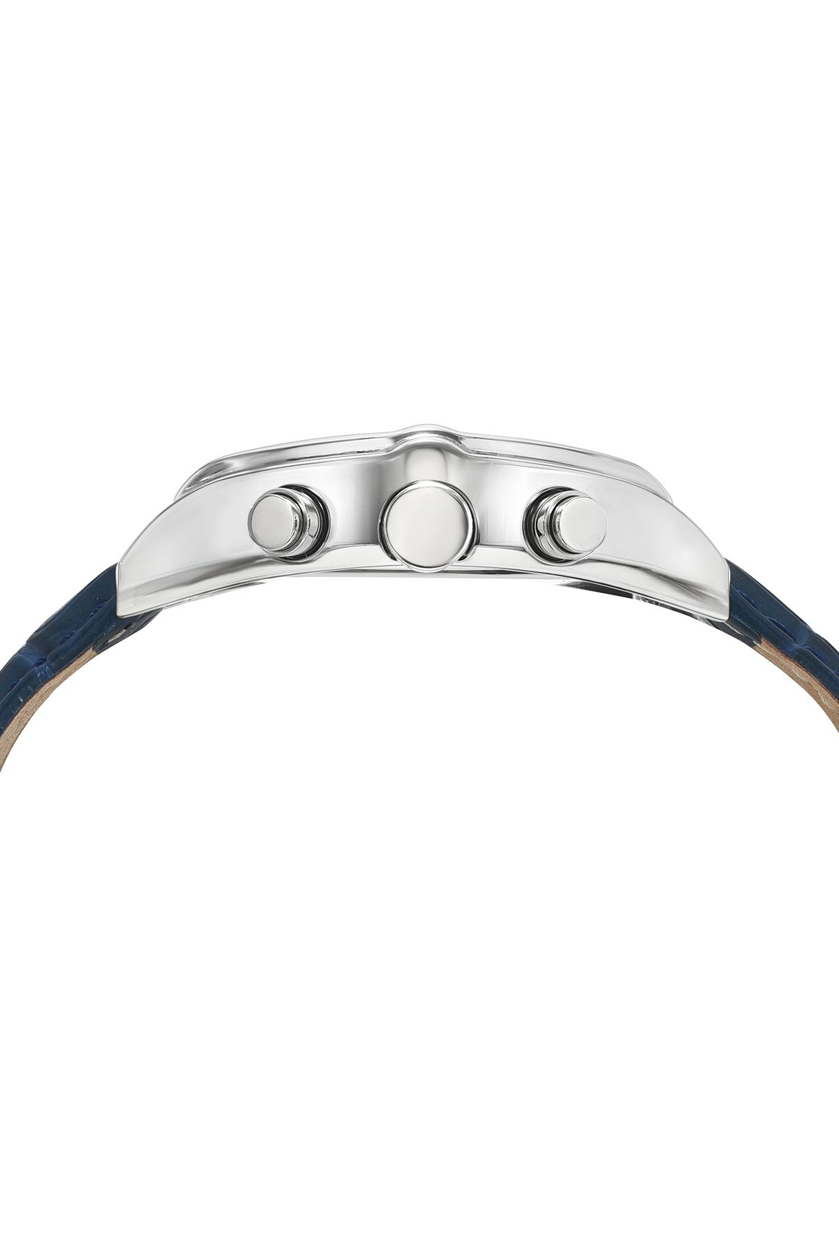 Porsamo Bleu Roman Genuine Leather Silver Tone &Men's Watch 1292EROL - Blue