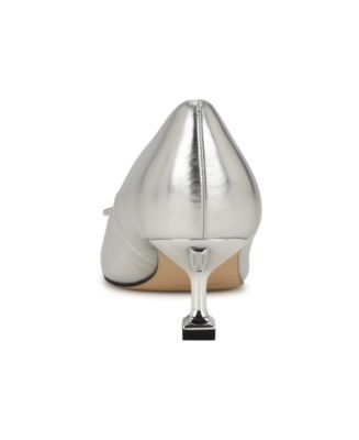 NINE WEST ウェンドン Wendon きらきら ボウ ドレス パンプス Nine West Women's Wendon Bridal Tapered Heel Slip-on Dress