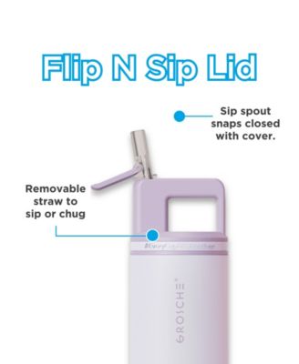 Alpine Flip 'N Sip Insulated Water Bottle with Straw 2pk 20 OZ + 40 OZ