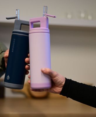 Alpine Flip 'N Sip Insulated, Leakproof Water Bottle with Straw, 20 OZ