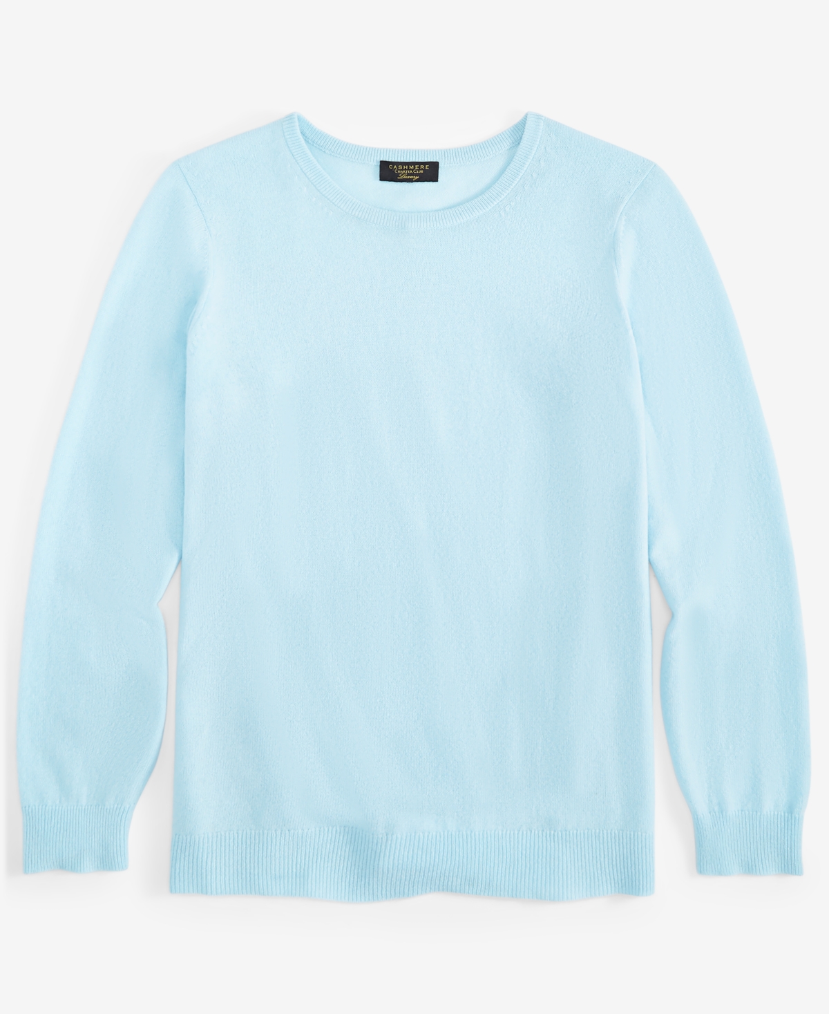 Charter Club Plus Size 100% Cashmere Crewneck Sweater, Created for Macy's