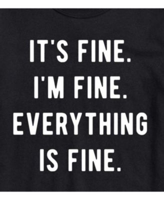 Trendy Juniors Its Fine Graphic Tee