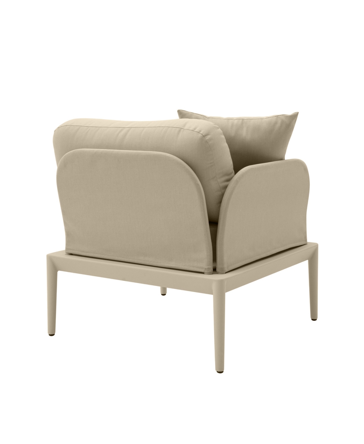 Tov Furniture Kapri Modular Outdoor Raf Corner Seat In Taupe