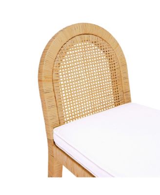 1 Pc. Rattan Arched Back Dining Chair