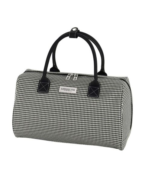Сумка London Fog Cambridge 16" Duffle, цвет: Чёрный белая гусиная лапка