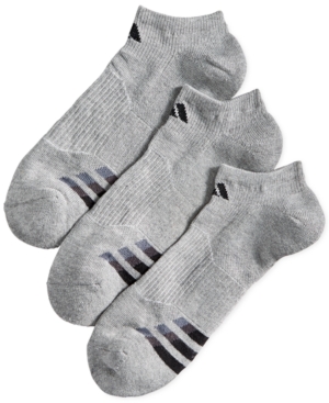 Adidas Men's Cushioned Performance 3-Pack No Show Socks