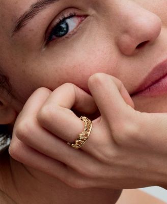 The Lion King Ring in 14k Gold-plated