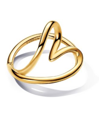   Shaped Heart Ring in 14k Gold-plated
