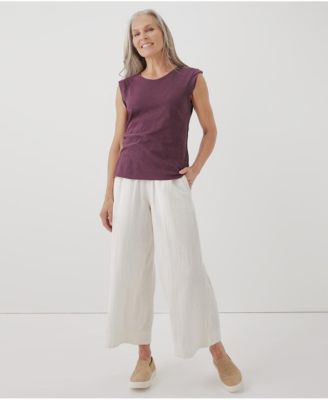 Women's Organic Cotton Featherweight Slub Muscle Tee