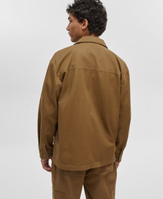 Men's Relaxed-Fit Utility Shirt Jacket, Created for Macy's 