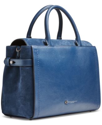 Roslyn Top Handle Suede Satchel 