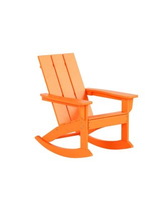 Modern Adirondack Outdoor Rocking Chair