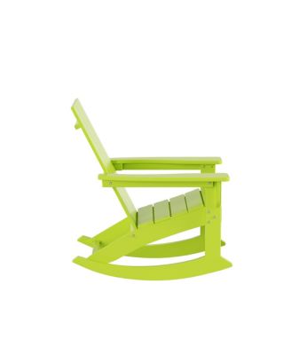 Modern Adirondack Outdoor Rocking Chair