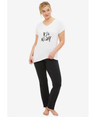 Women's Stretch Bootcut Sleep Pants