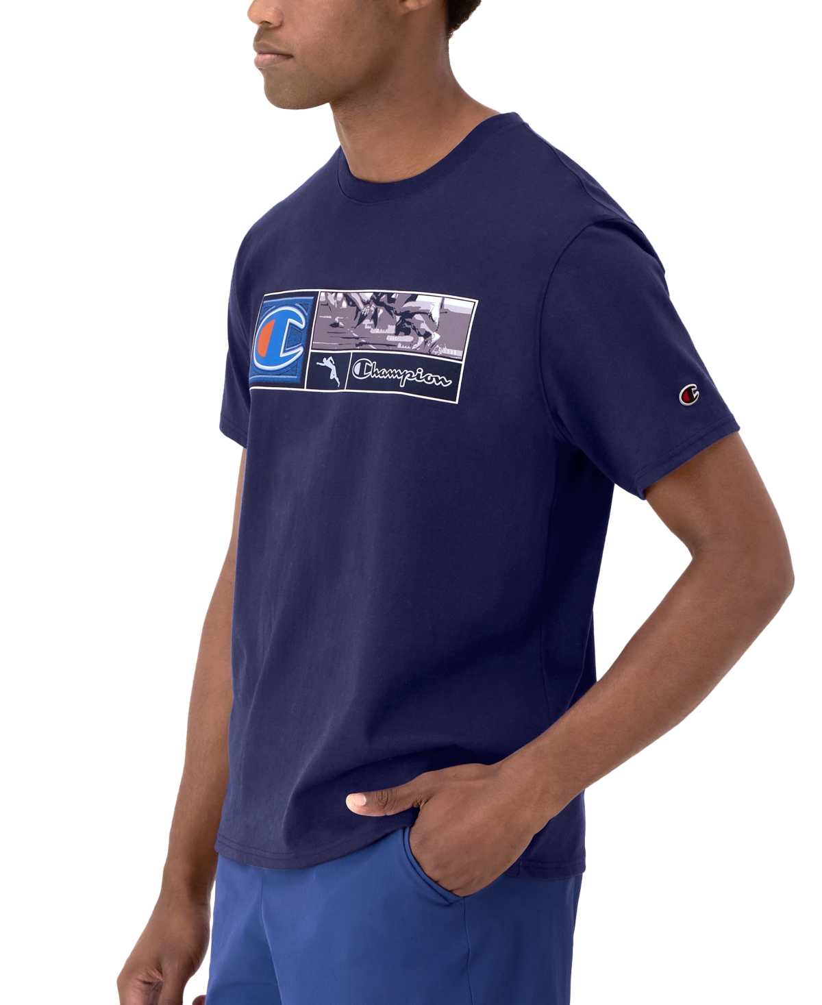 Champion Men's Classic Logo Graphic T-Shirt