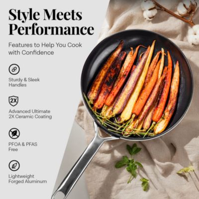 Modern Ceramic Nonstick 11-Piece Ultra Performance Cookware Set