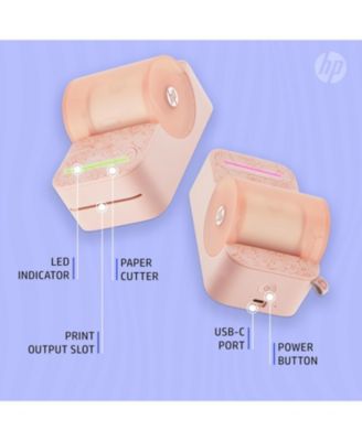 Sprocket Panorama Portable Label Printer & Photo Printer Starter Bundle