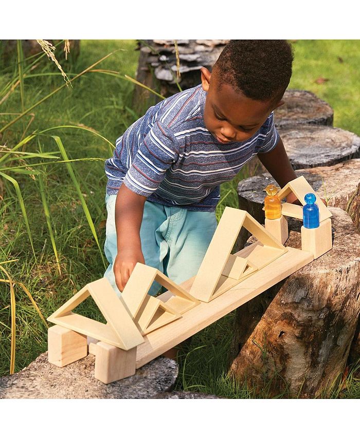 Kaplan Early Learning Discovery Triangles - Natural - 6 Pieces - Macy's