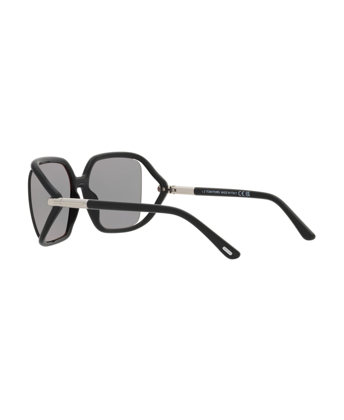 Tom Ford Woman Sunglass Solange In Black Shiny