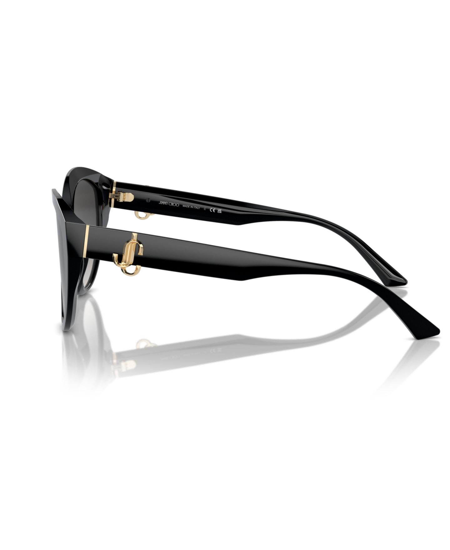 Женские солнцезащитные очки Jimmy Choo Sunglasses, JC5007, цвет: Чёрный — фото 3