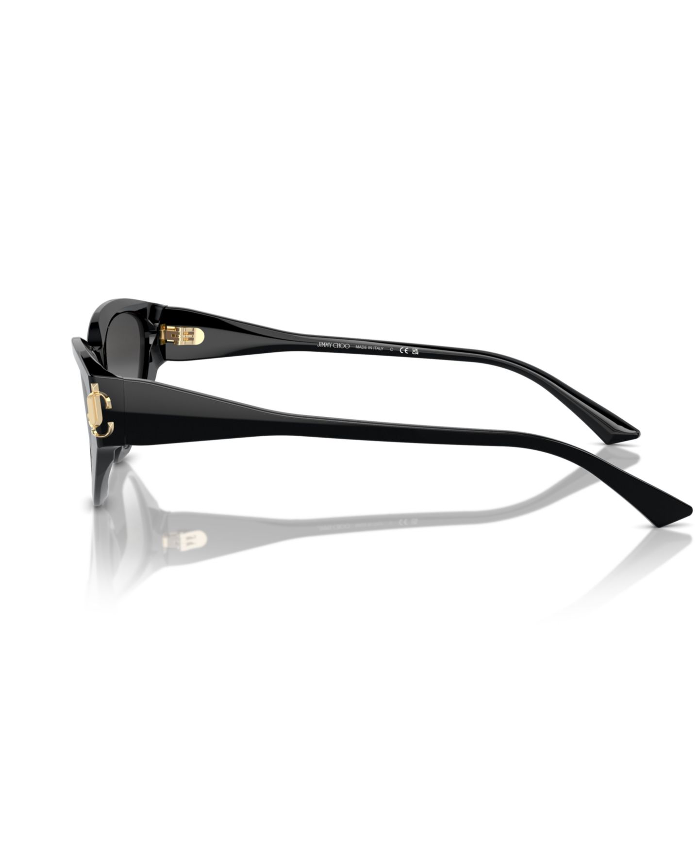 Женские солнцезащитные очки Jimmy Choo Sunglasses, JC5019, цвет: Чёрный — фото 4