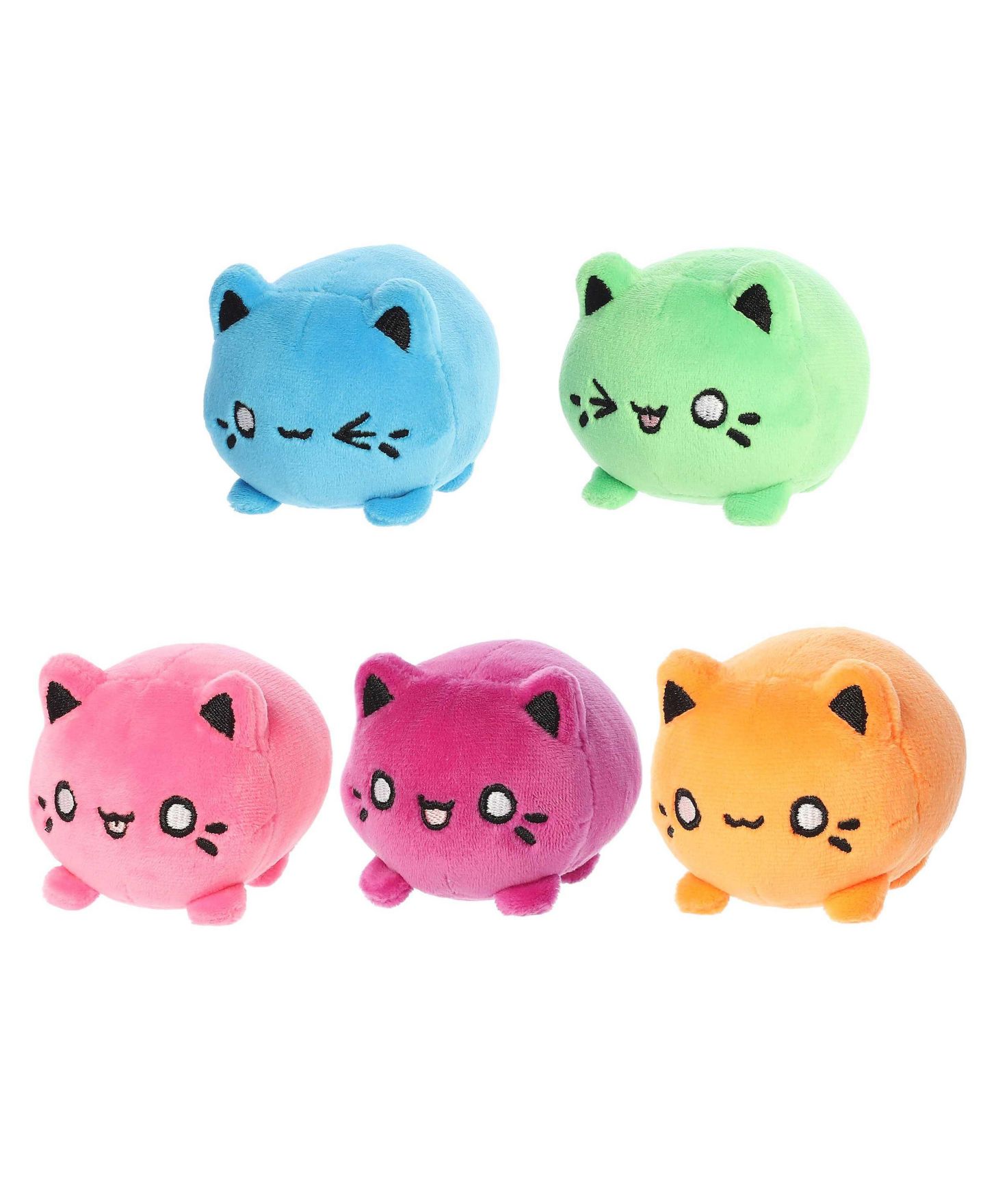 Детская мягкая игрушка Aurora Mini Tasty Peach Surprise Meowchi 3.5" Plush, 1-Piece — фото 3