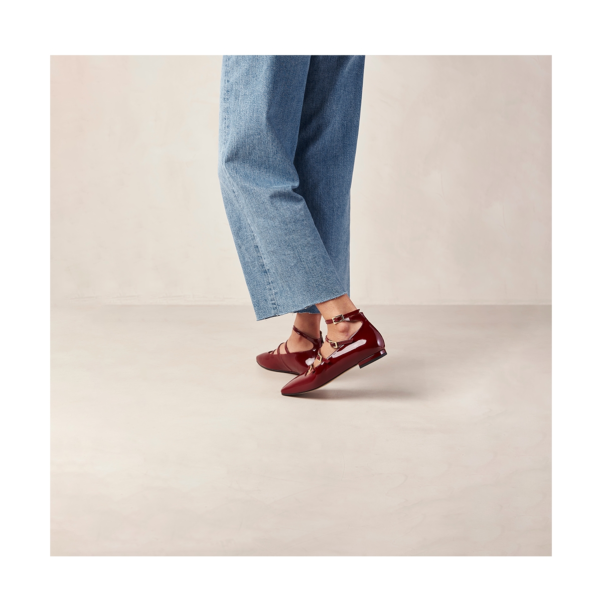 Alohas Women's Luke Leather Ballet Flats