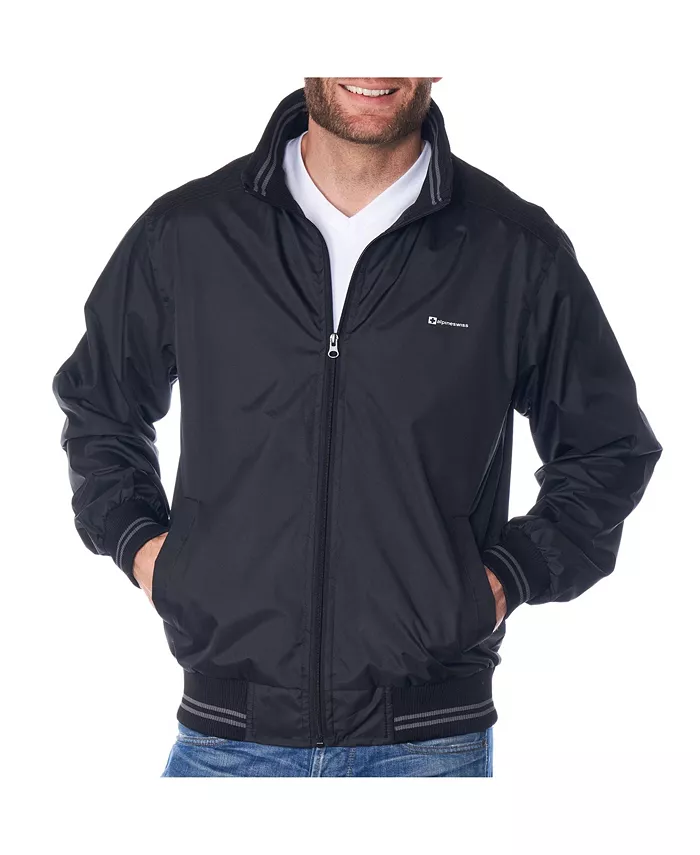 Men's Lightweight Bomber Jacket Casual Windbreaker Varsity Coat - thumbnail 5