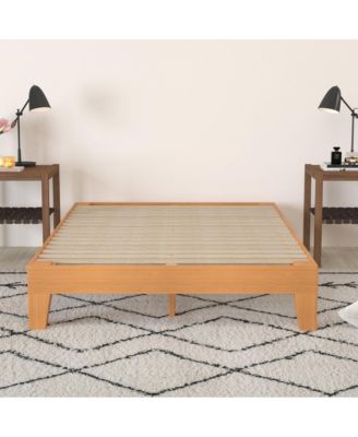 Eduardo Platform Bed Frame, Solid Wood Platform Bed Frame With Slatted Support, No Box Spring Needed