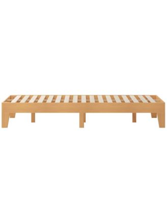 Eduardo Platform Bed Frame, Solid Wood Platform Bed Frame With Slatted Support, No Box Spring Needed