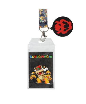 Brothers Bowser Lanyard With Metal Charm And ID Sleeve