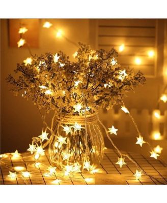 Star String Lights Halloween Christmas Waterproof Decor