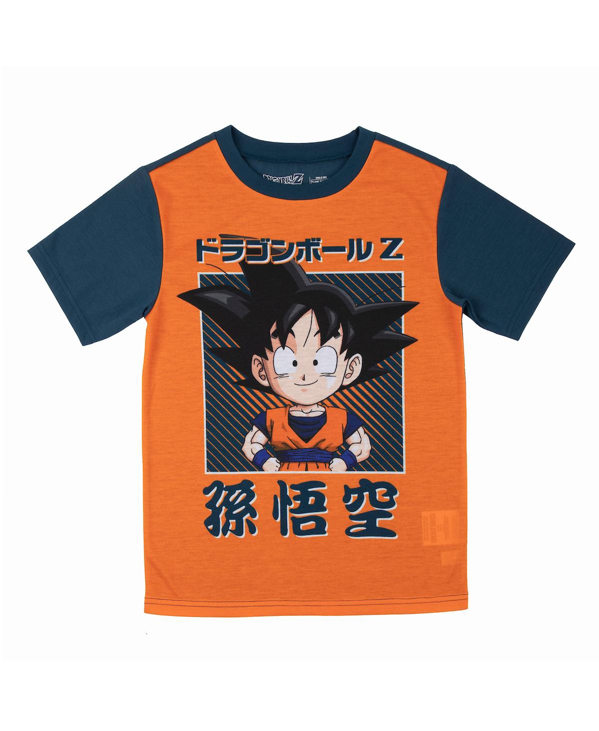 Dragon Ball Z Boys Youth Sleepwear Set Tee Shirt, Sleep Shorts, and Sleep Pants