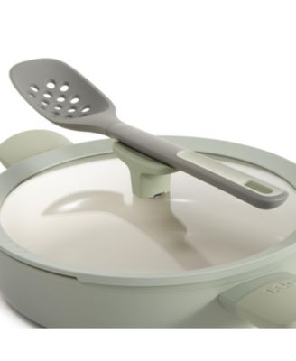 Balance Non-stick Ceramic Saute Pan 10.25", 3.1qt. With Glass Lid, Recycled Aluminum