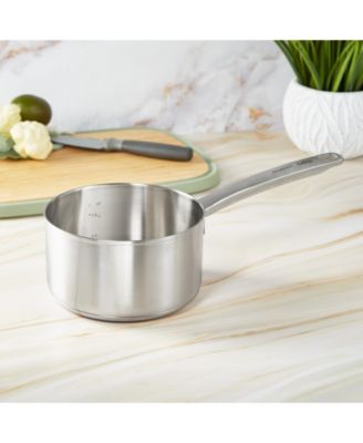 Graphite Recycled 18/10 Stainless Steel Saucepan 6.25", 1.7qt.