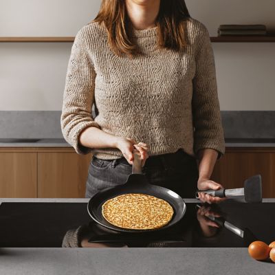 Graphite Non-stick Ceramic Pancake Pan 10.25", Sustainable Recycled Material